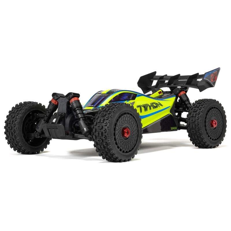 ARRMA 1/8 TYPHON 223S BLX Brushless 4X4 Buggy RTR with DSC, Yellow - 2