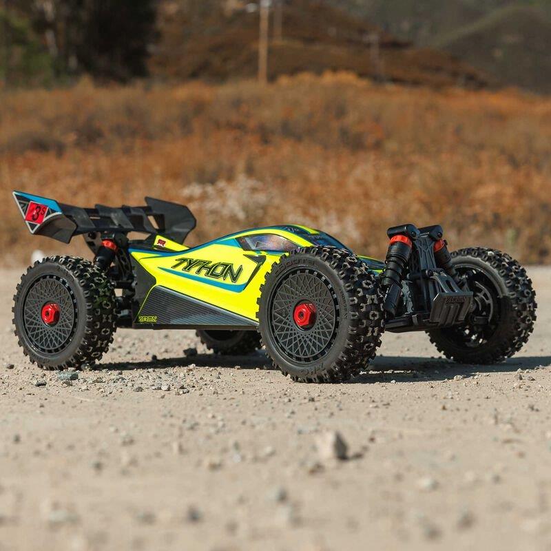 ARRMA 1/8 TYPHON 223S BLX Brushless 4X4 Buggy RTR with DSC, Yellow - 5