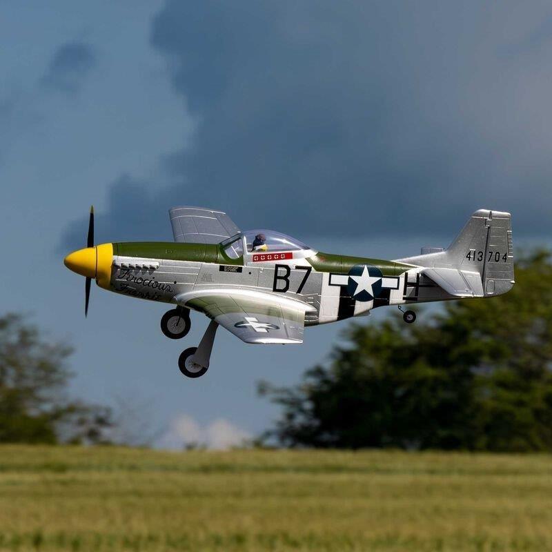 E-flite P-51D Mustang 1.0m BNF Basic with AS3X+ and SAFE Select - 4