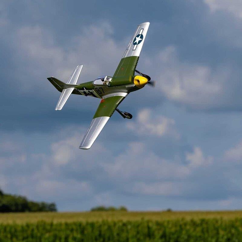 E-flite P-51D Mustang 1.0m BNF Basic with AS3X+ and SAFE Select - 5