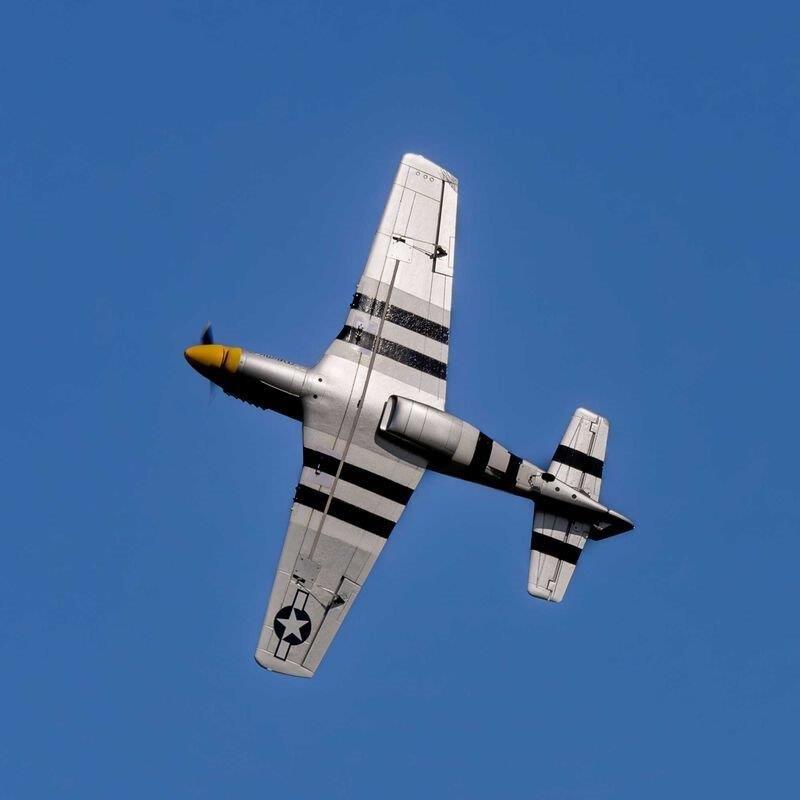 E-flite P-51D Mustang 1.0m BNF Basic with AS3X+ and SAFE Select - 6