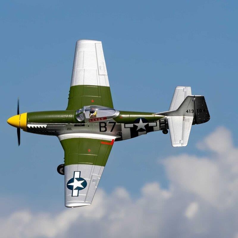 E-flite P-51D Mustang 1.0m BNF Basic with AS3X+ and SAFE Select - 7