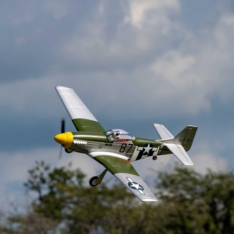E-flite P-51D Mustang 1.0m BNF Basic with AS3X+ and SAFE Select - 24