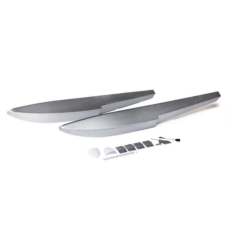 E-flite Float Set with Hardware, Silver, 39.5tum