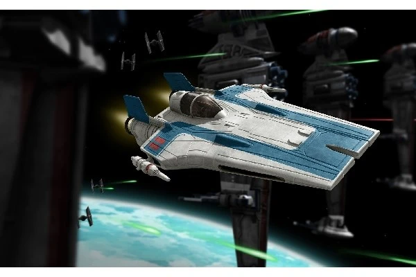 REVELL 1:44 Resistance A-wing Fighter, blue - 3