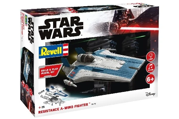 REVELL 1:44 Resistance A-wing Fighter, blue