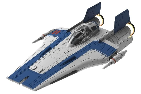 REVELL 1:44 Resistance A-wing Fighter, blue - 2