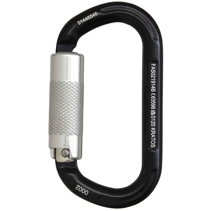  Aluminiumkarbinhake med kvartsvridlås / öppning 21 mm