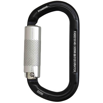  Aluminiumkarbinhake med kvartsvridlås / öppning 21 mm