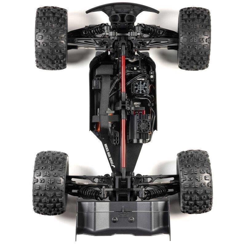 ARRMA 1/8 KRATON 6S V6 4X4 BLX Brushless Speed Monster Truck RTR, Blue/Orange - 18