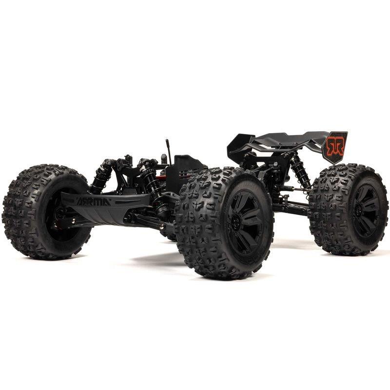 ARRMA 1/8 KRATON 6S V6 4X4 BLX Brushless Speed Monster Truck RTR, Blue/Pink - 23
