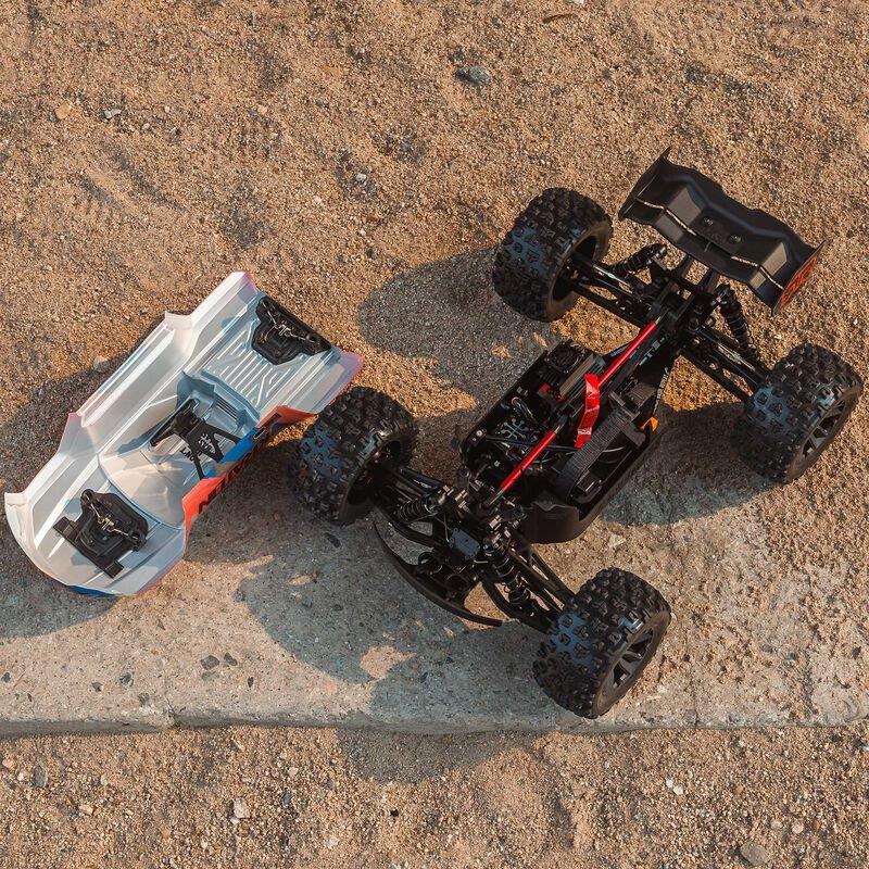 ARRMA 1/8 KRATON 6S V6 4X4 BLX Brushless Speed Monster Truck RTR, Blue/Pink - 11