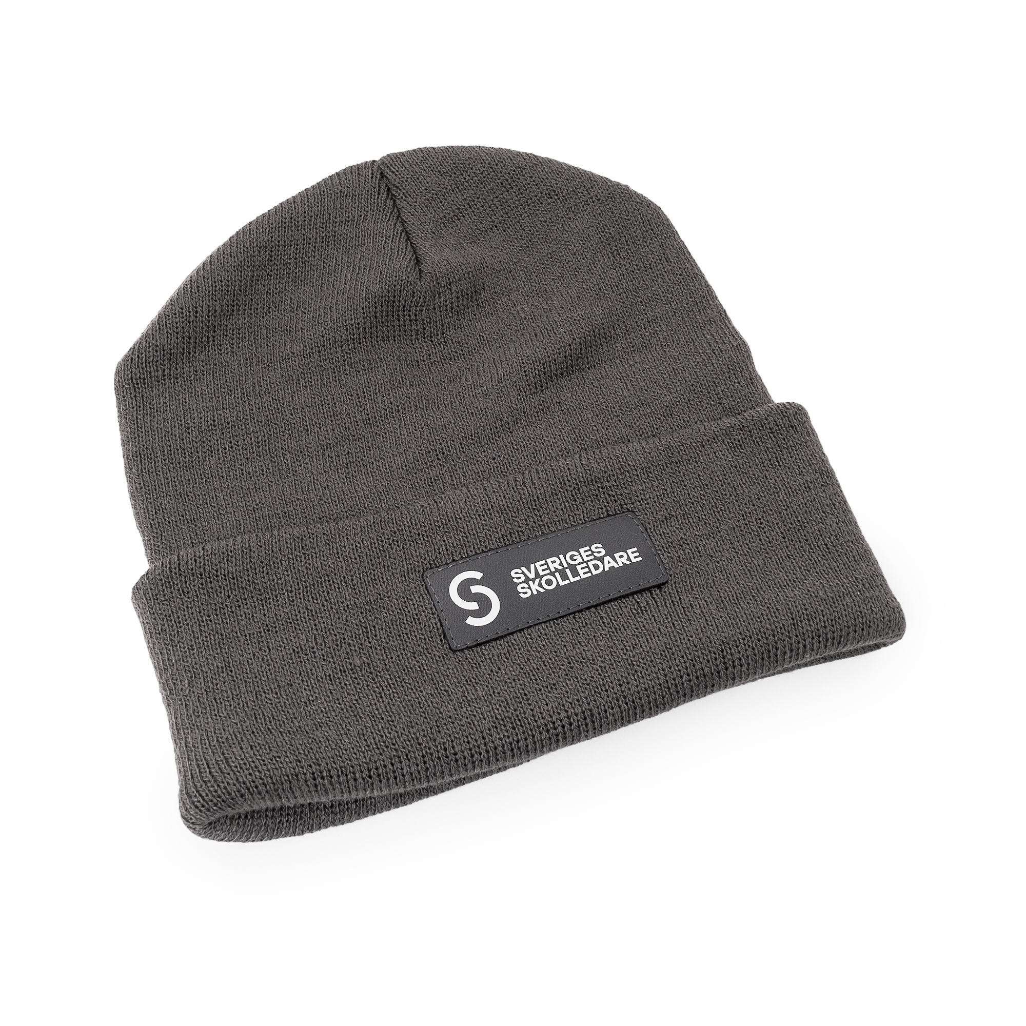 Stickad mössa - Charcoal