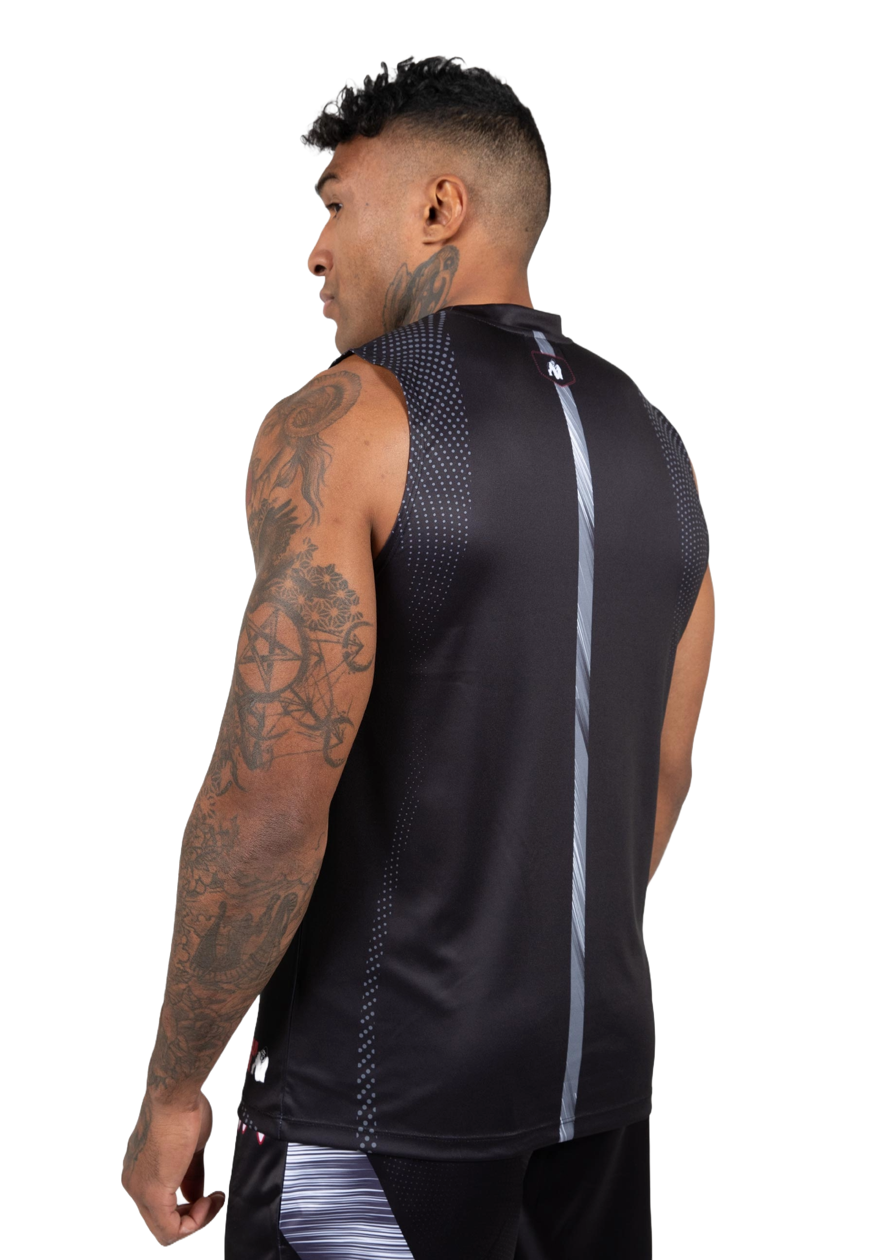 Clayton Tank Top, black/red - 2