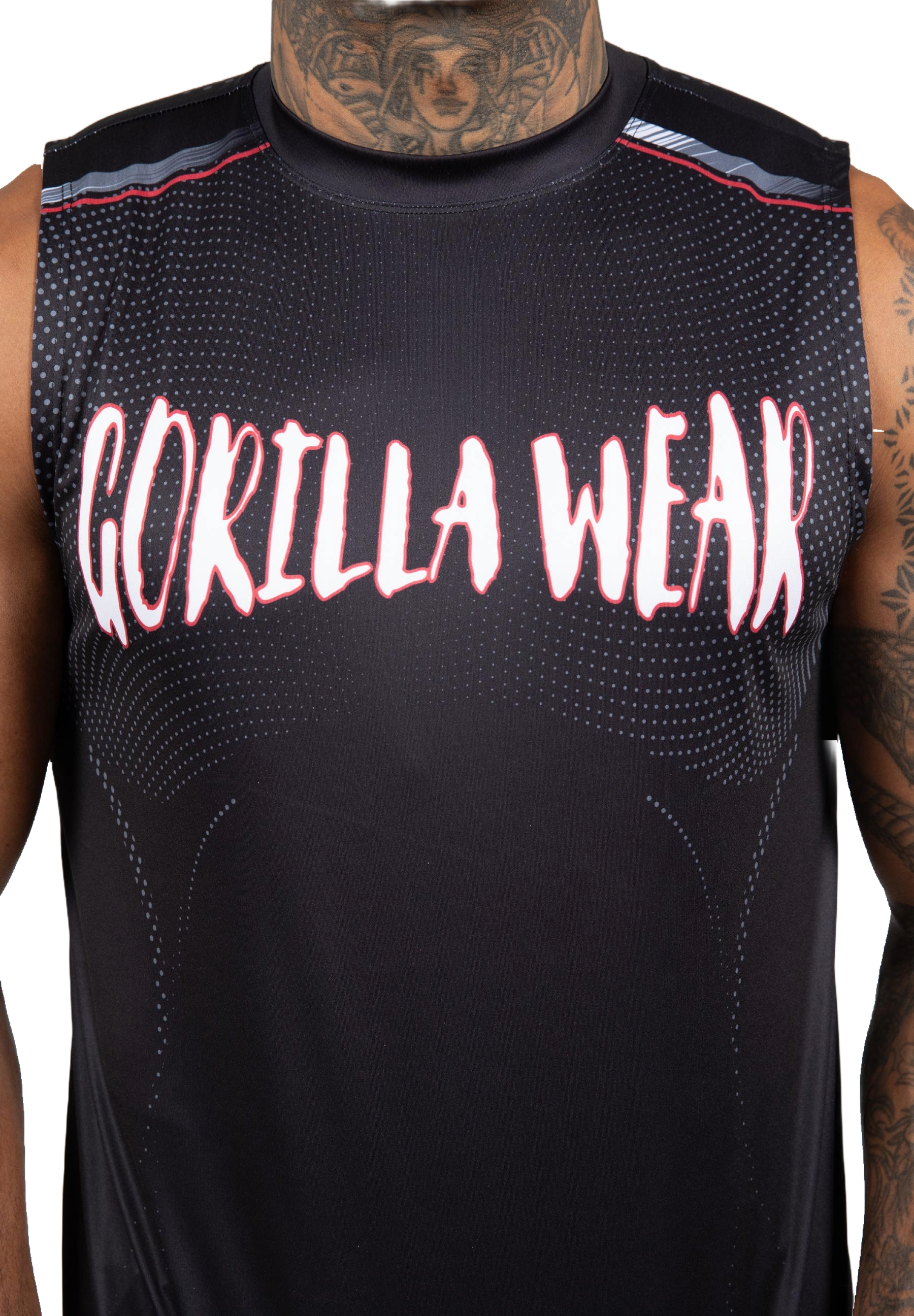 Clayton Tank Top, black/red - 7