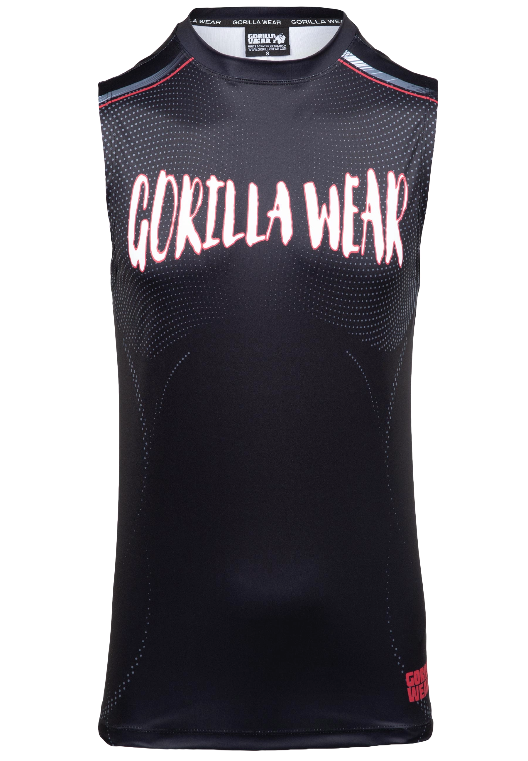 Clayton Tank Top, black/red - 5