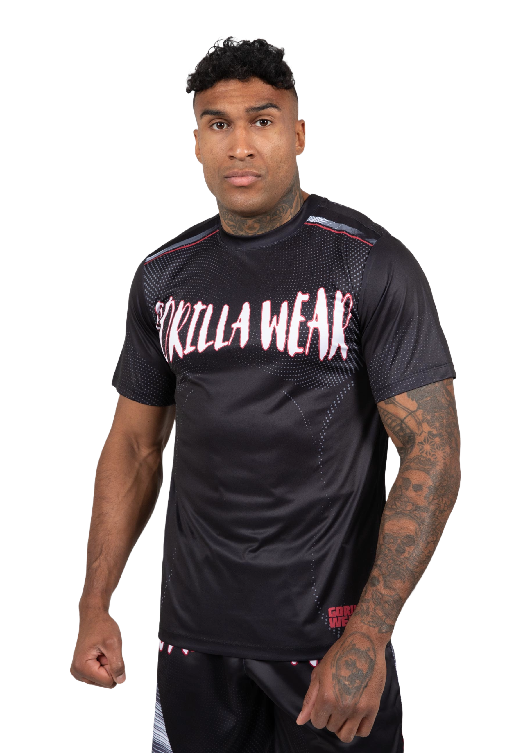 Clayton T-Shirt, black/red