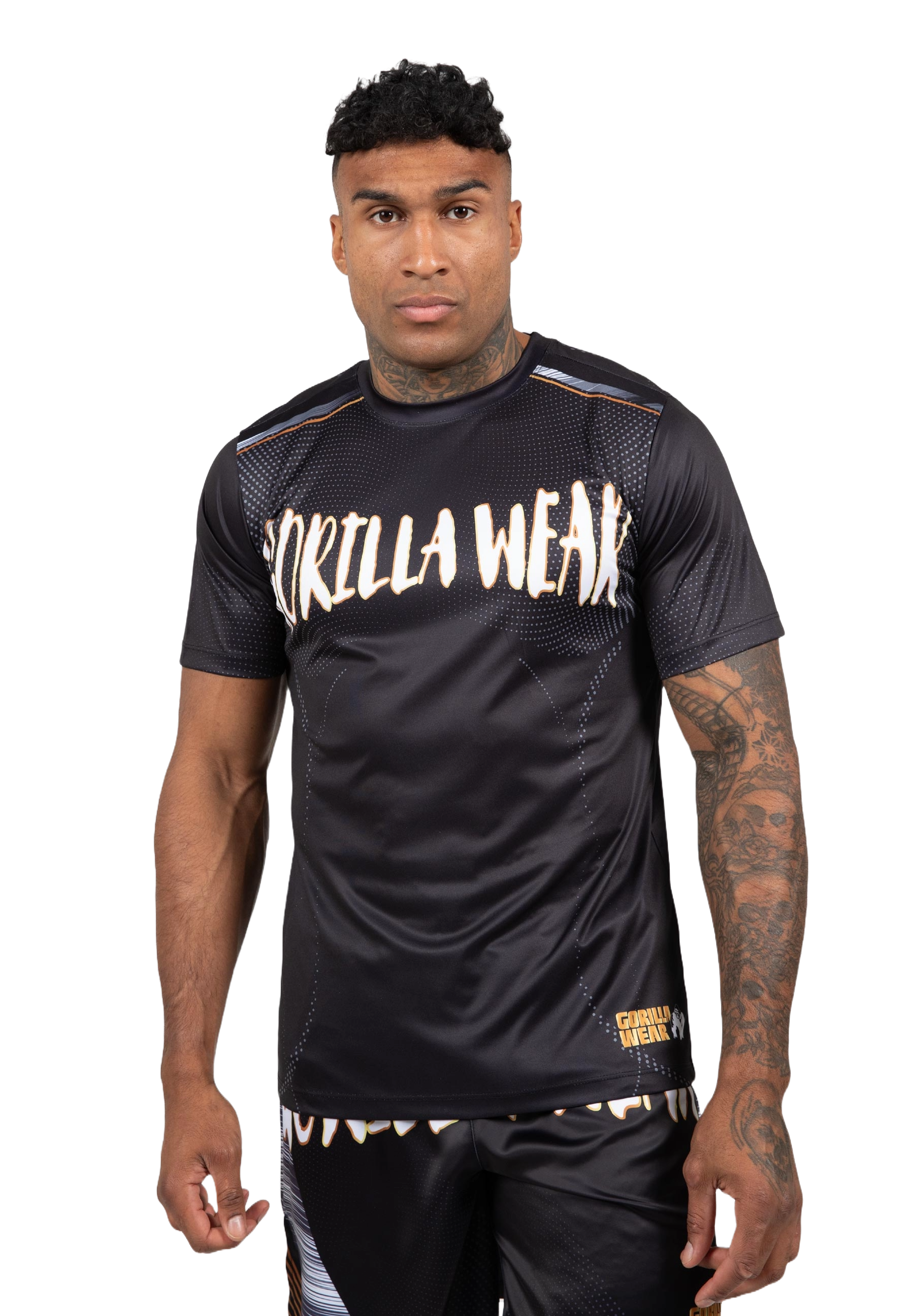 Clayton T-Shirt, black/gold