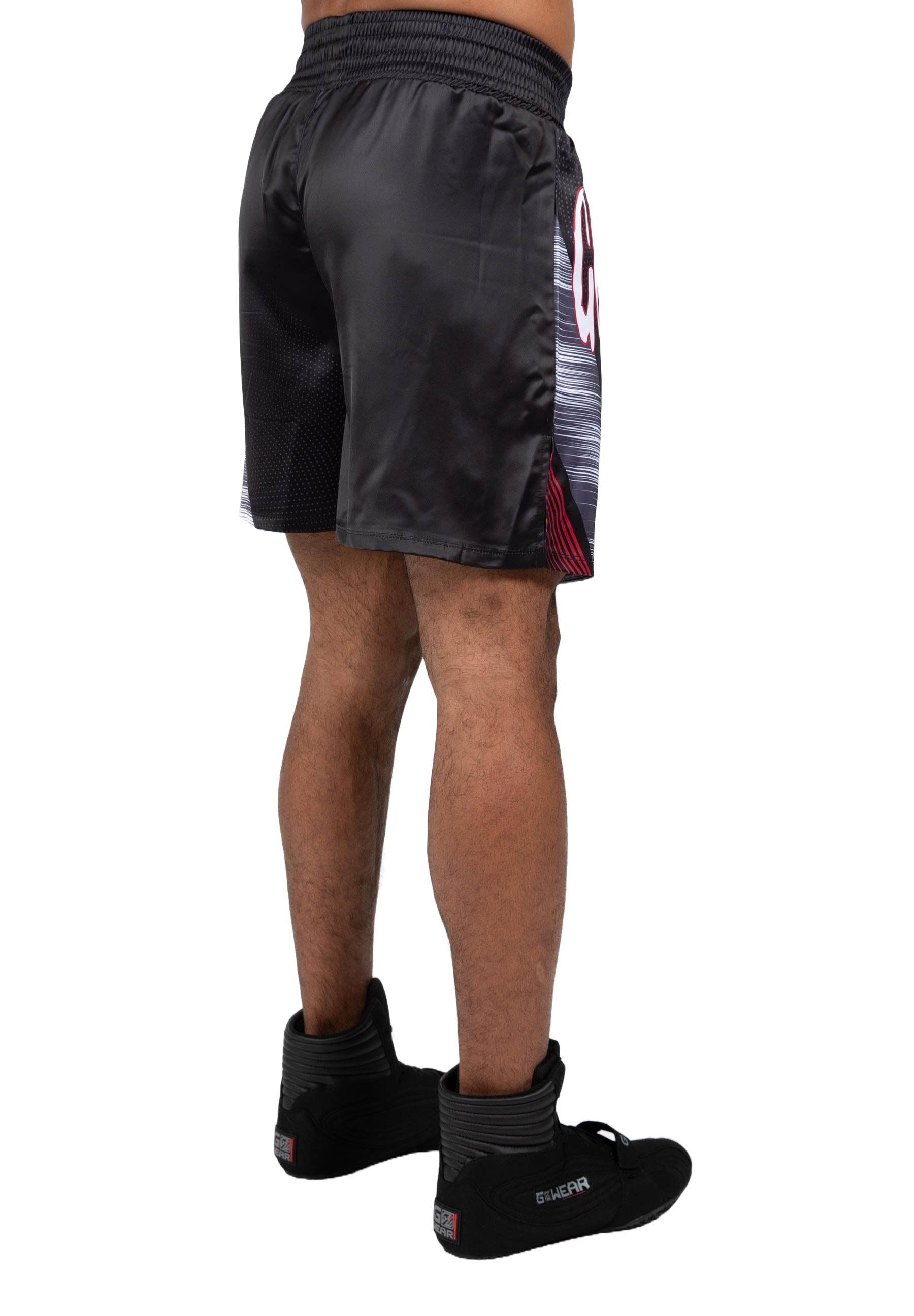 Clayton Boxing Shorts, black/red - 2