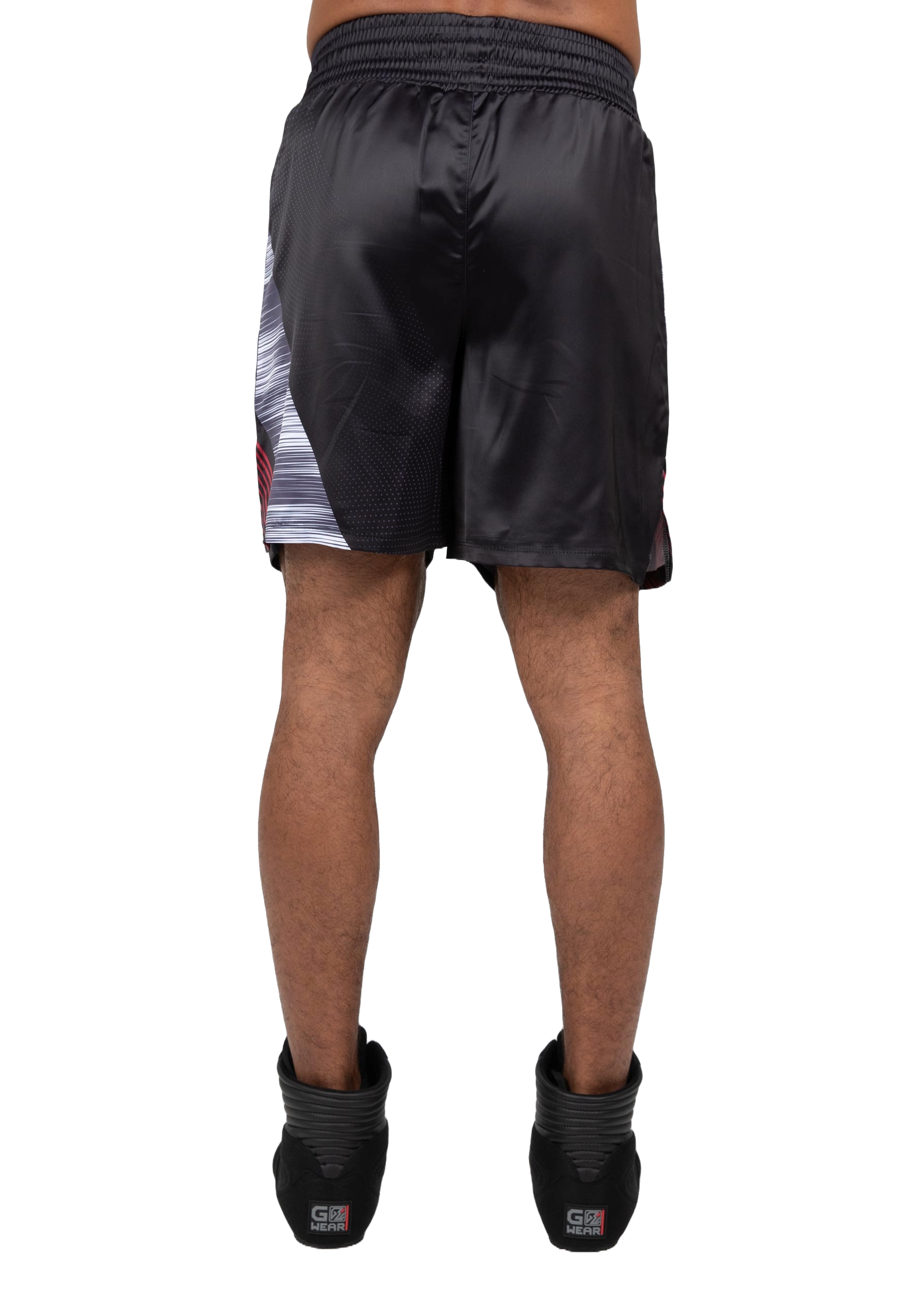 Clayton Boxing Shorts, black/red - 10