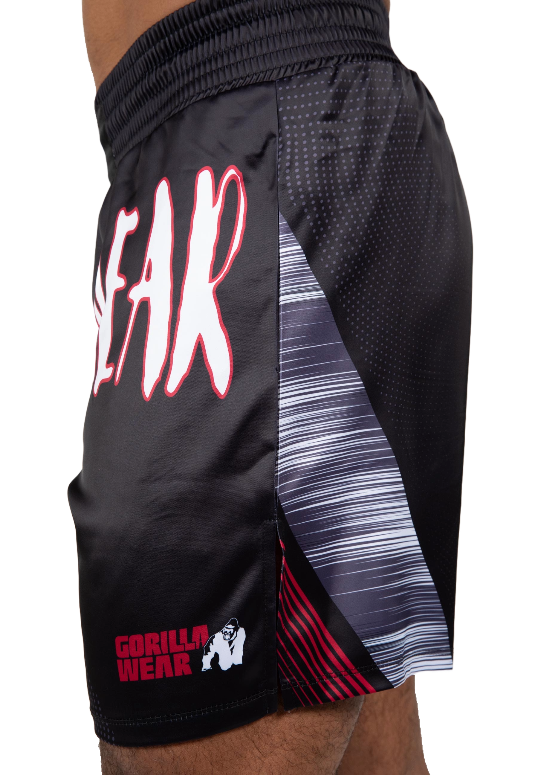 Clayton Boxing Shorts, black/red - 8
