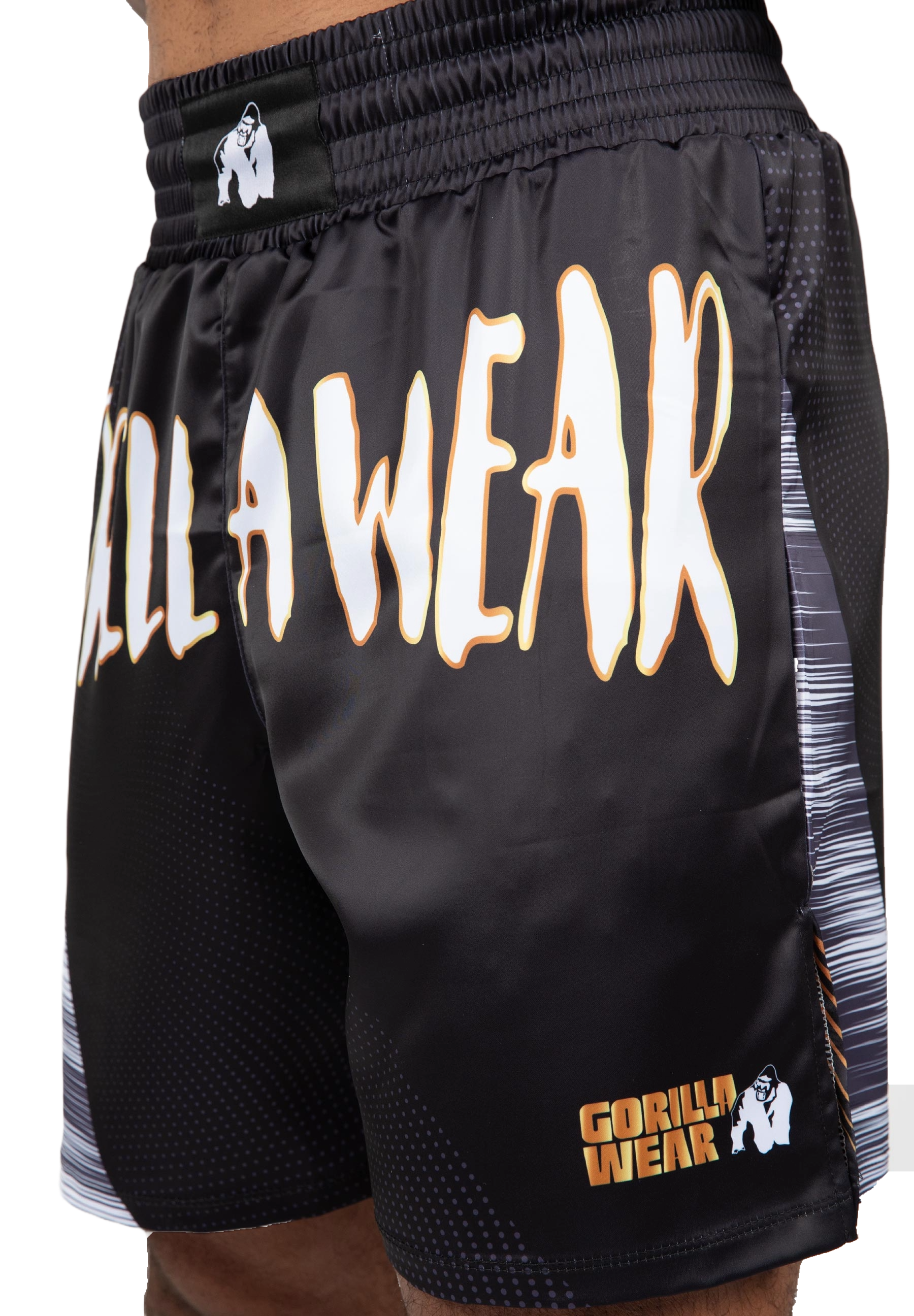 Clayton Boxing Shorts, black/gold - 7