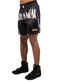 Clayton Boxing Shorts, black/gold