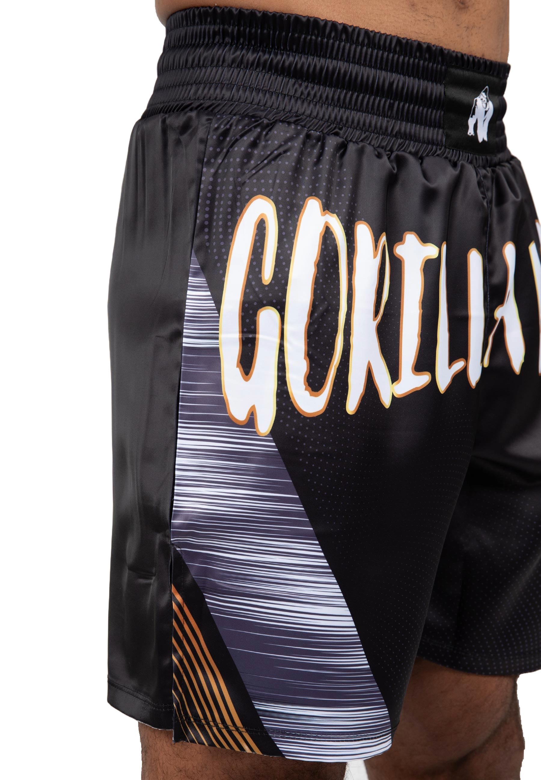 Clayton Boxing Shorts, black/gold - 8
