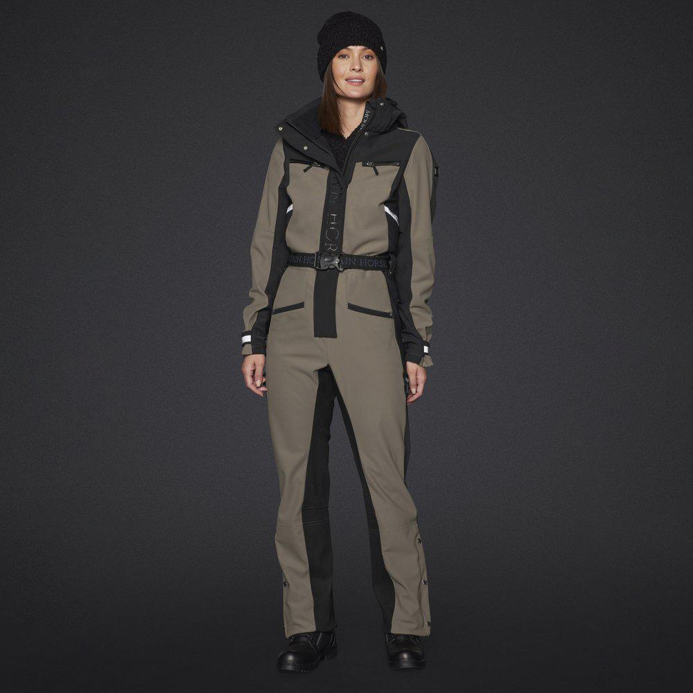 Mountain Horse Jen Softshell Overall - Urban Taupe (M)