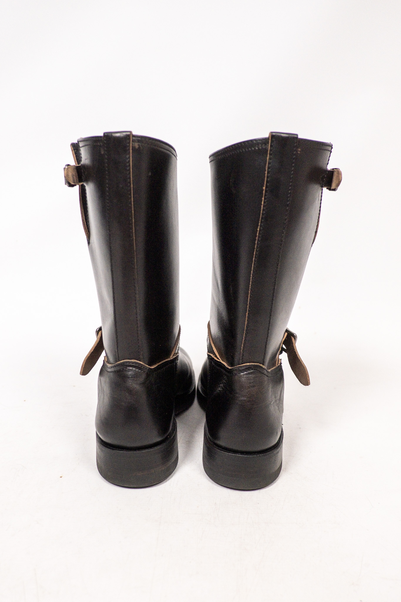 Black Sign - BS 11” Aviator Boots w/ Separate Biltrite Rubber Black - 6