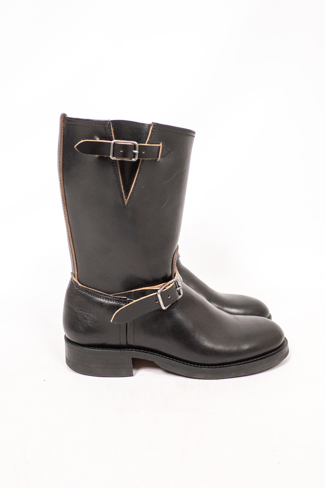 Black Sign - BS 11” Aviator Boots w/ Separate Biltrite Rubber Black - 5