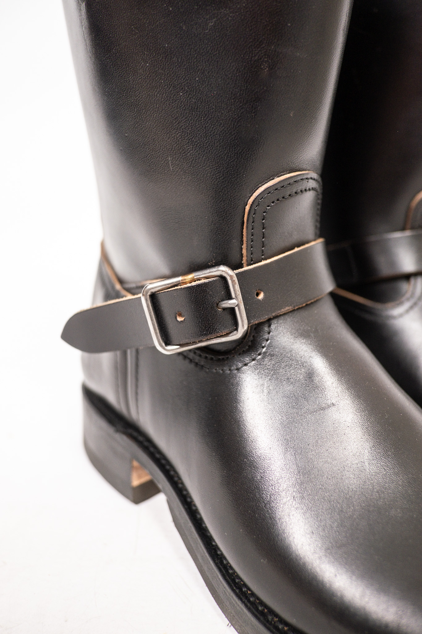 Black Sign - BS 11” Aviator Boots w/ Separate Biltrite Rubber Black - 4