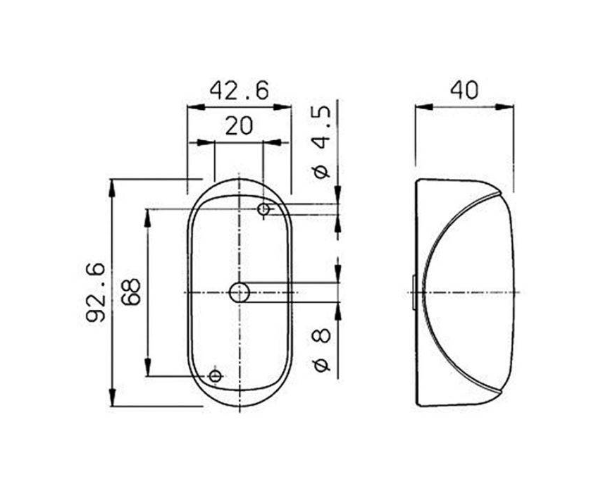 Breddmarkeringslykta Jokon - 2