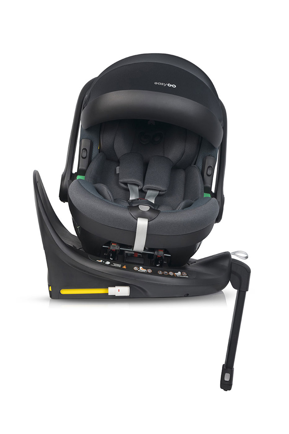 EasyGo Buz PRO 360 Babyskydd inkl. Swivel Isofix bas - 3
