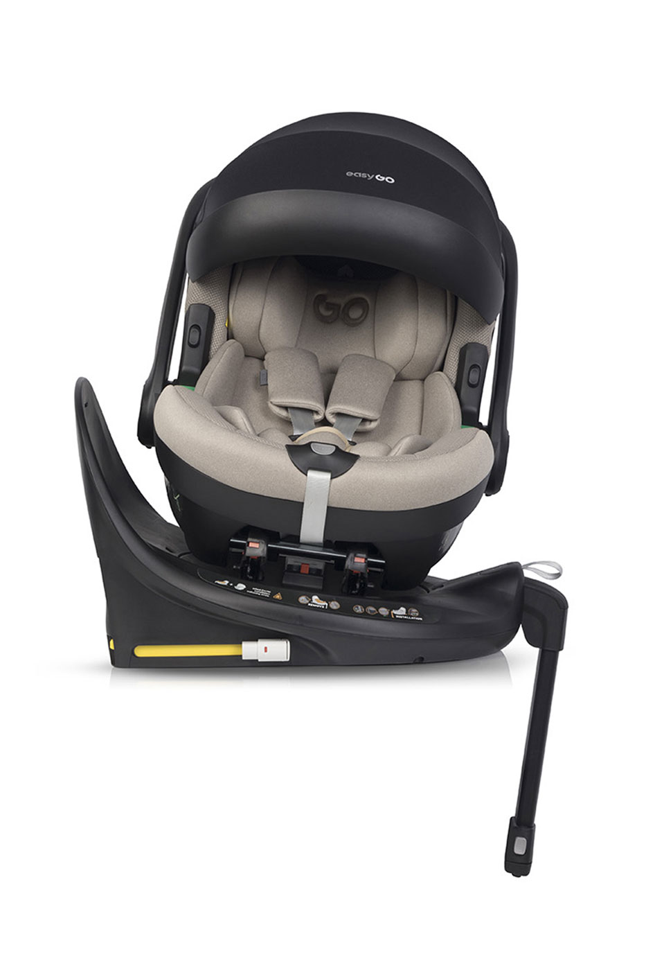 EasyGo Buz PRO 360 Babyskydd inkl. Swivel Isofix bas - 2