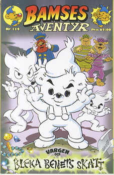 Bamses äventyr 114, Vargen och bleka benets skatt