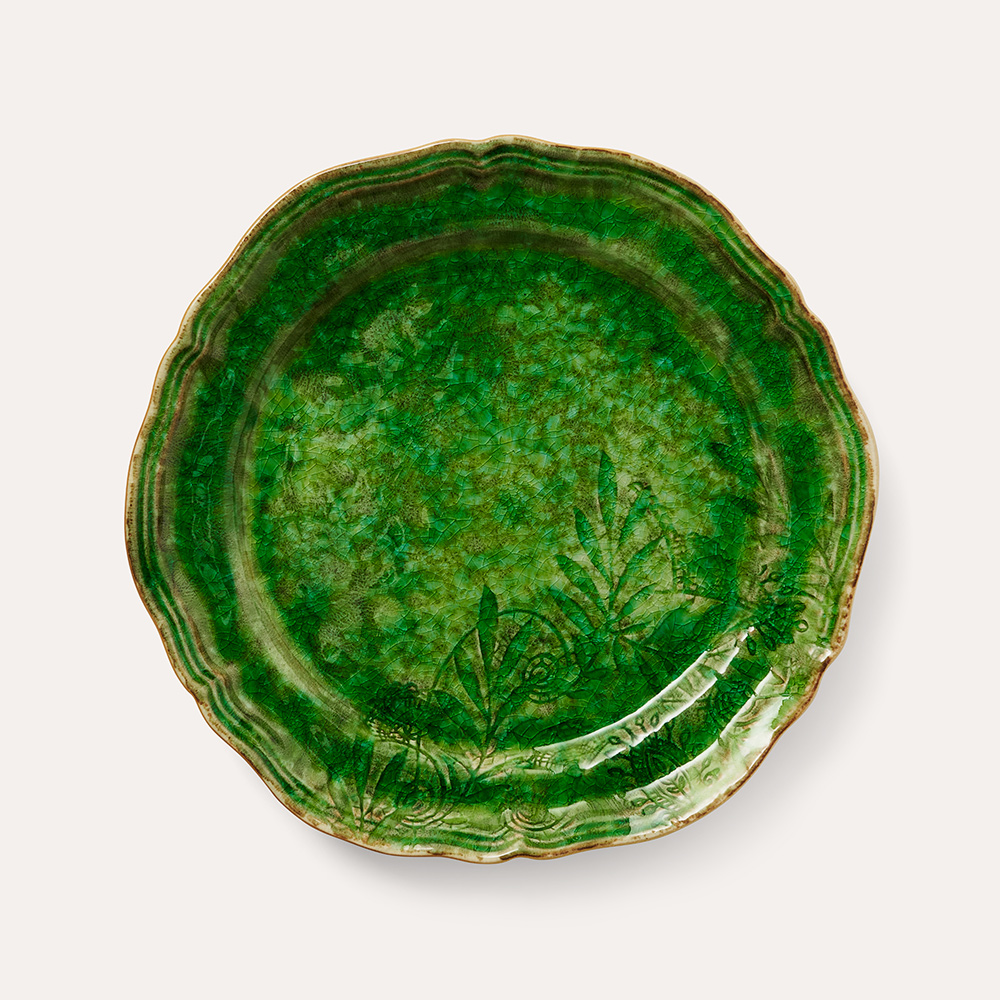 Sthål -mattallrik  Ø28 cm  - 13