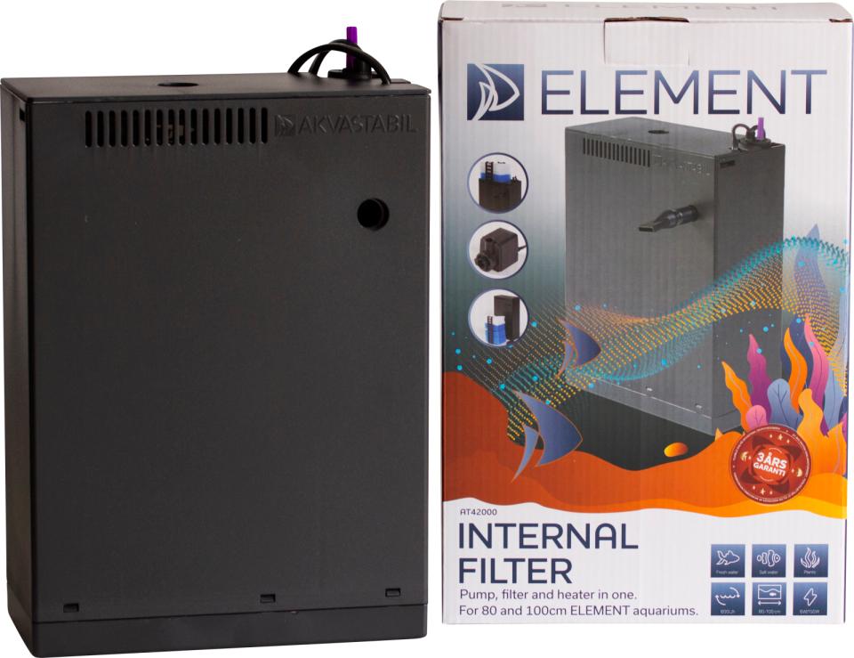 Akvastabil Komplett filter för ELEMENT-akvarium 80/100