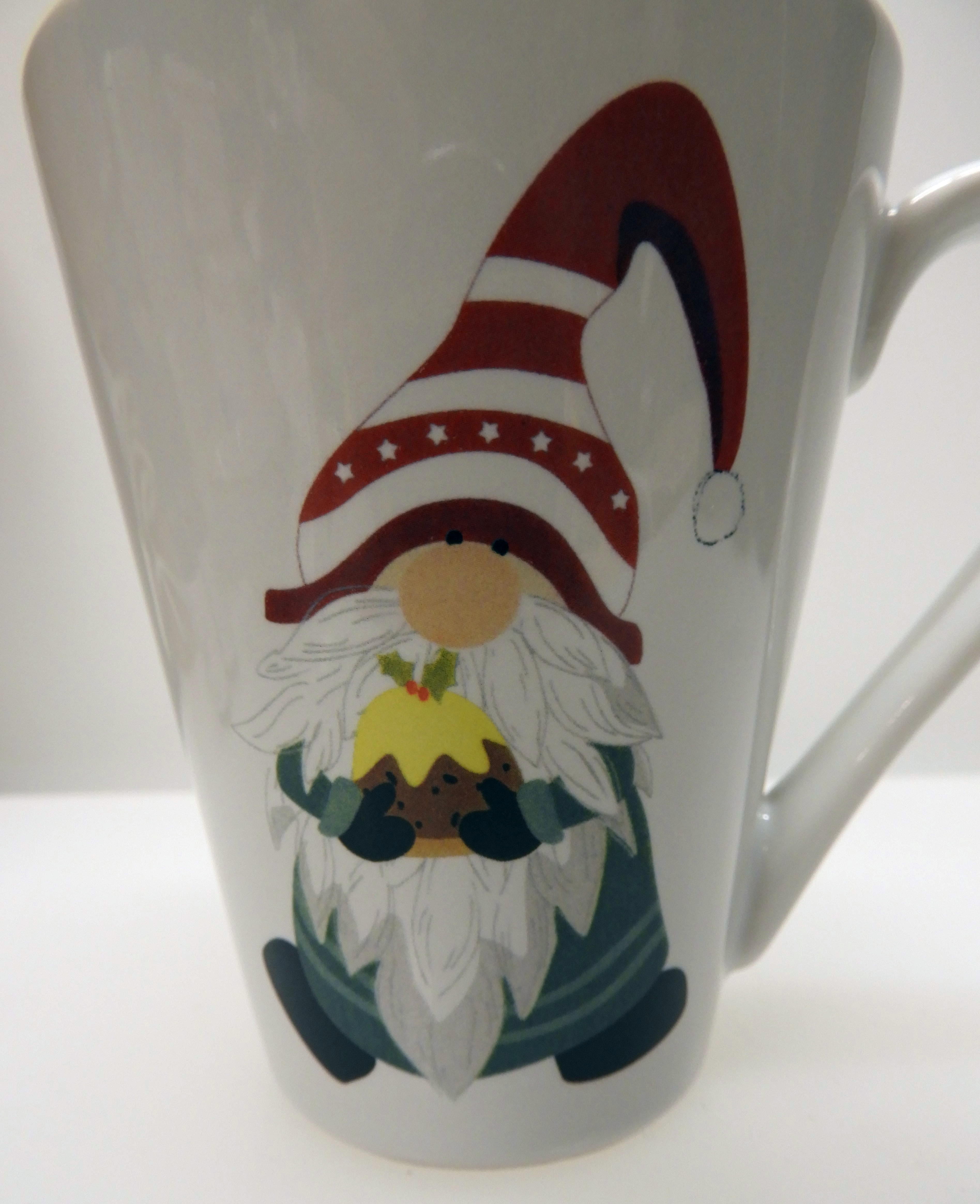 Glöggmugg Attila Vit/Röd 20 cl North Pole Gonk - 5