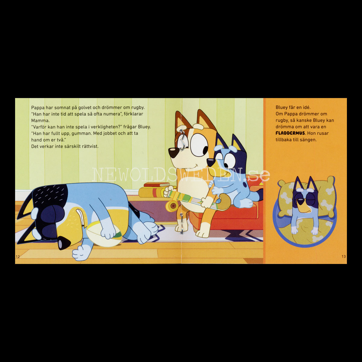 GODNATT FLADDERMUS - BLUEY - Miniböcker - MB270 - 2