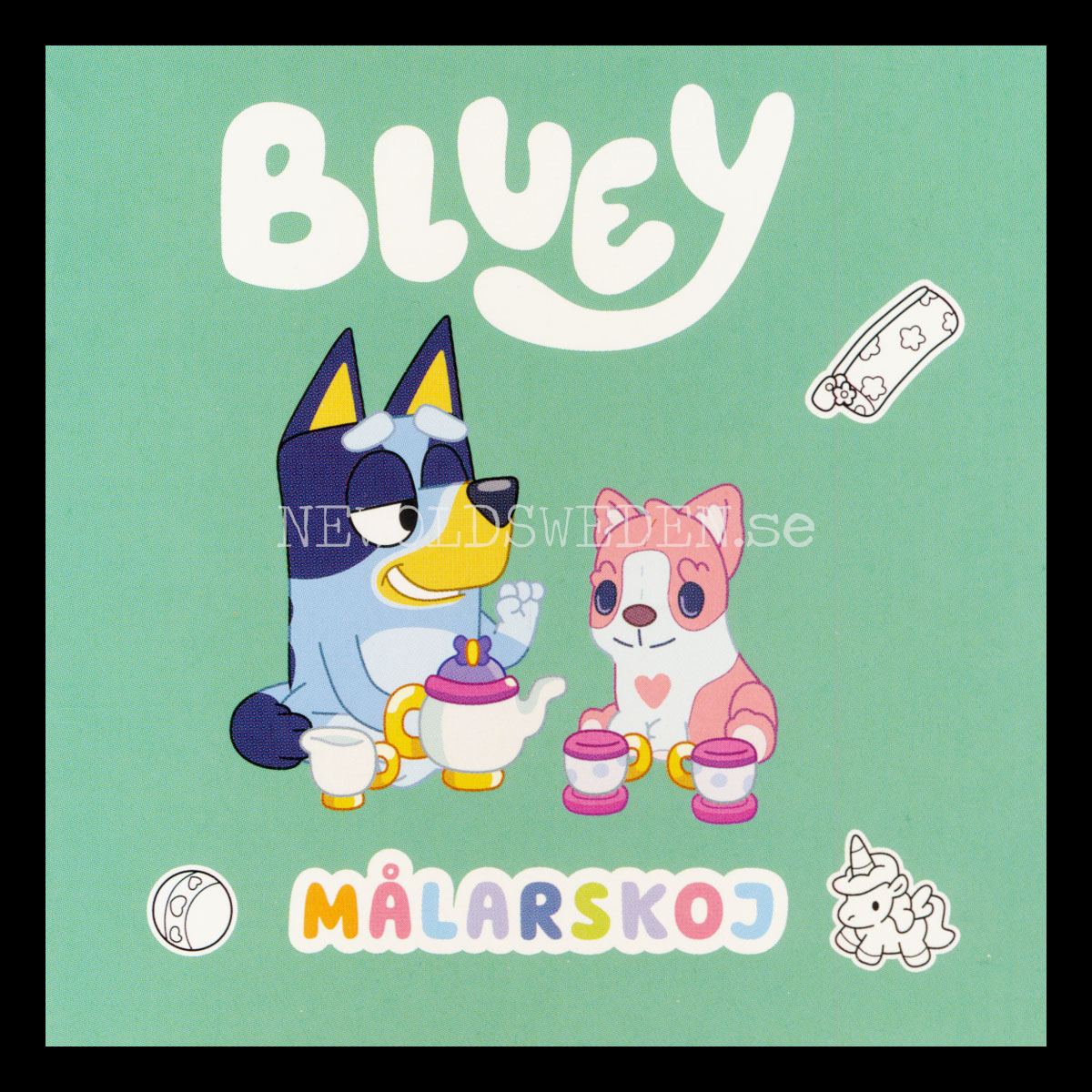 MÅLARSKOJ - BLUEY - Miniböcker - MB271