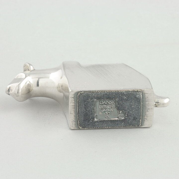 Gunnar Cyrén (Silver Zoo 1982) Panther with Modern Form 7 cm