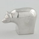 Gunnar Cyrén (Silver Zoo 1982) Brown Bear with Modern Form 6,5 cm