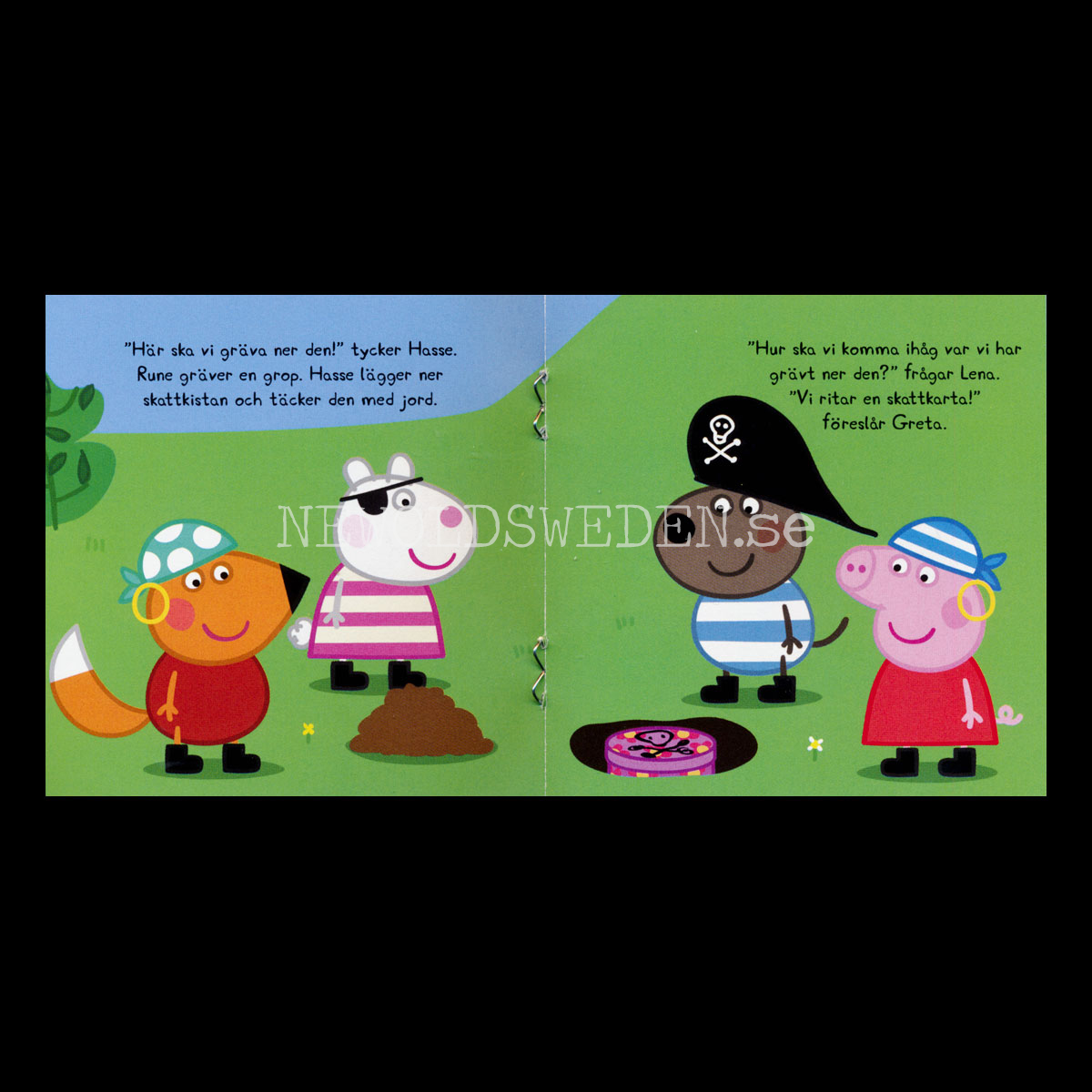 Pelles piratskatt - PEPPA PIG GRETA GRIS - Miniböcker - MB275 - 9 - 2