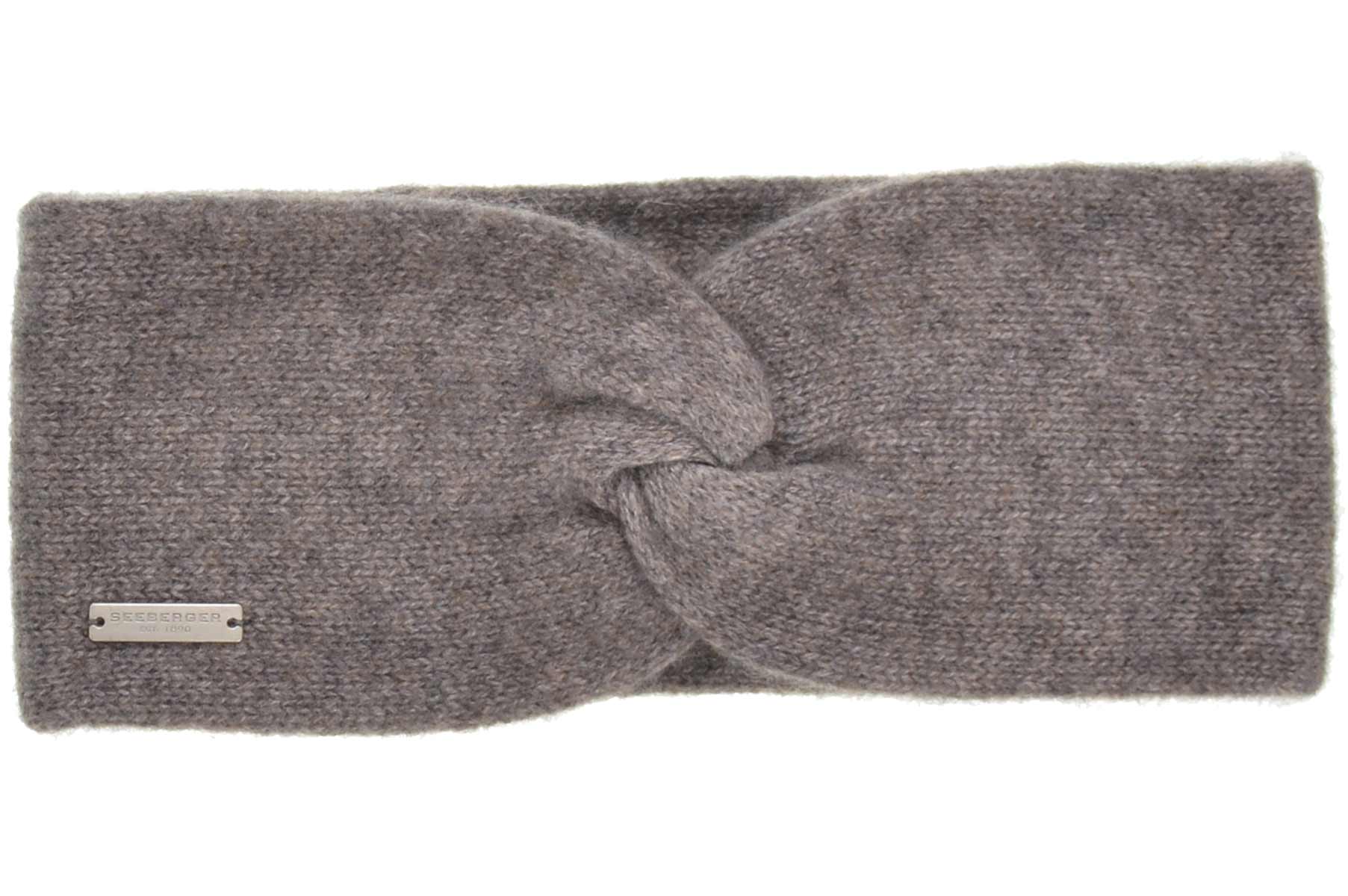 Cashmere pannband taupemelange 