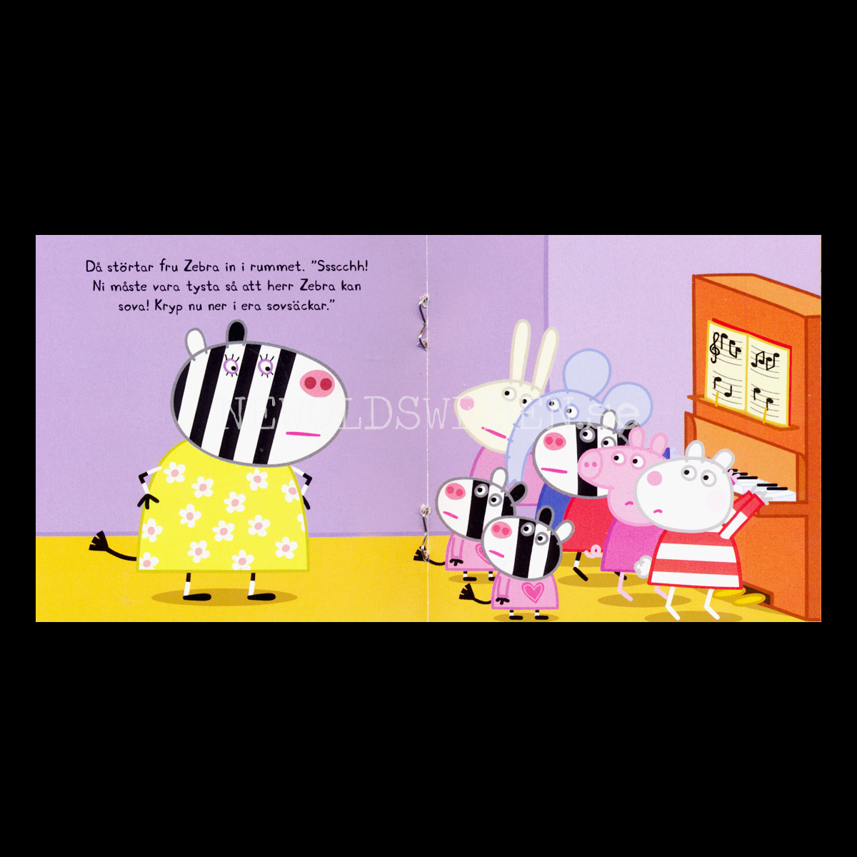 Greta sover över - PEPPA PIG GRETA GRIS - Miniböcker - MB277 - 2 - 2