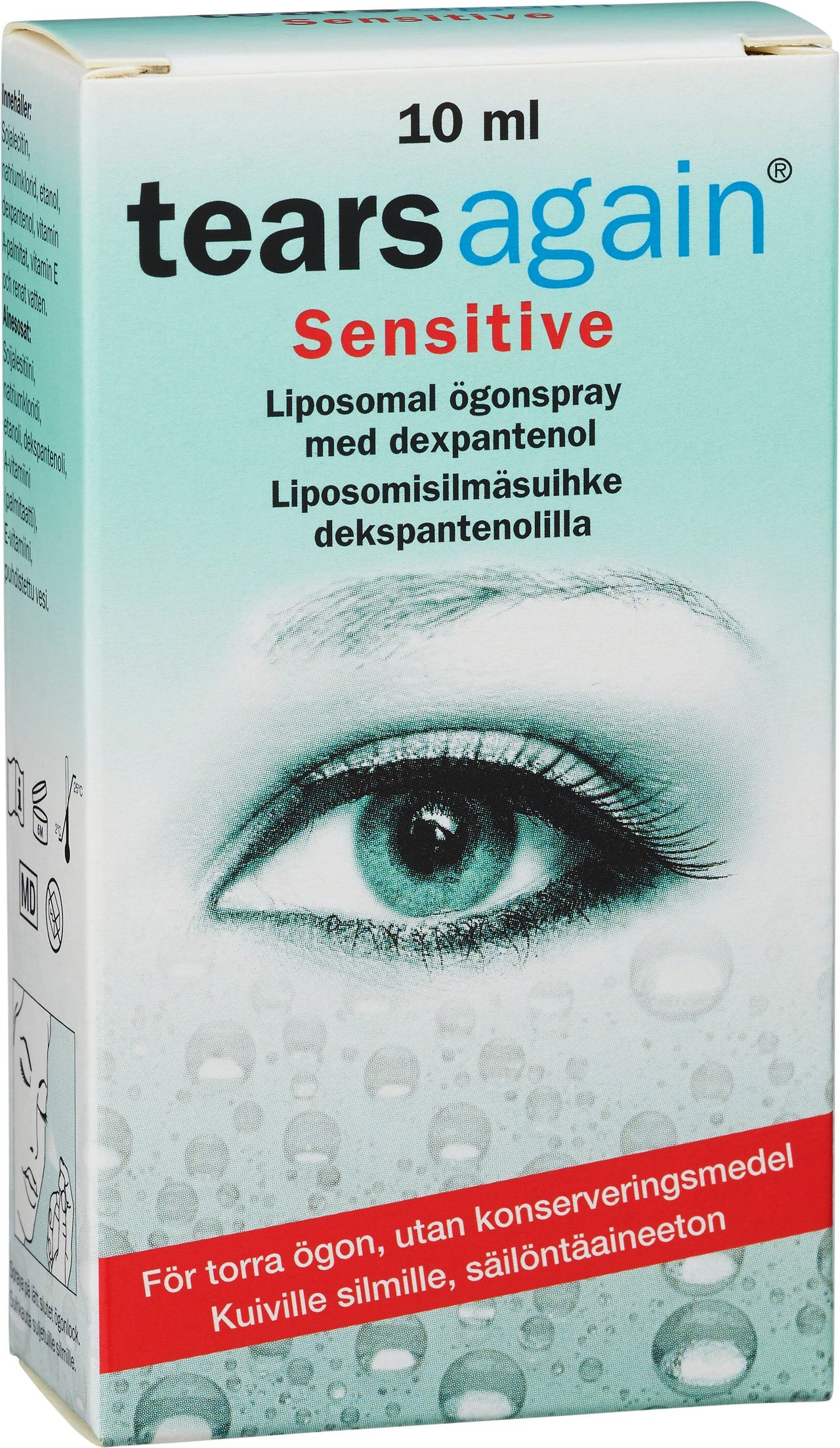 Tearsagain Sensitive ögonspray 10 ml
