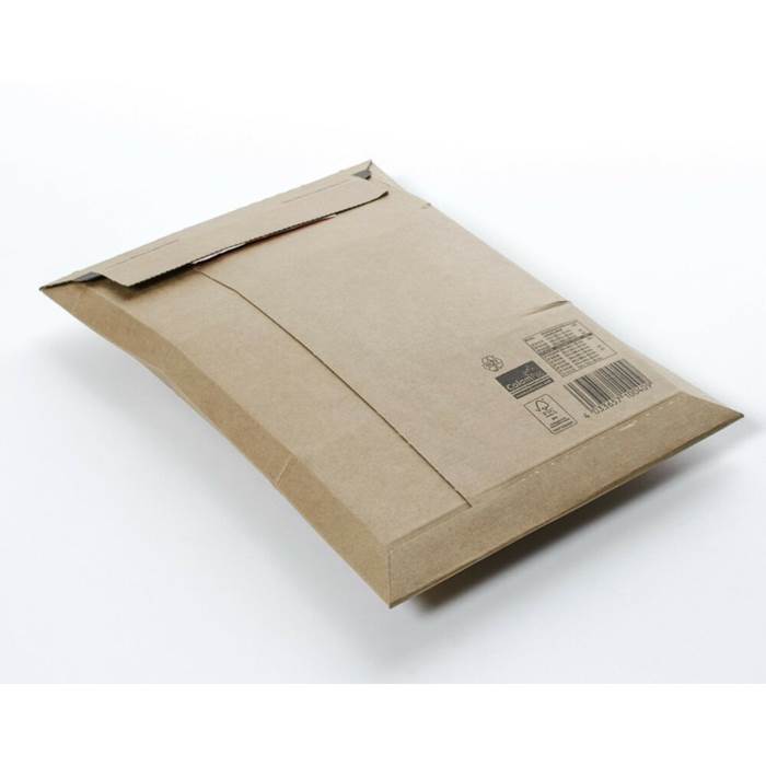 Wellkuvert 235x340x35mm brun - 2