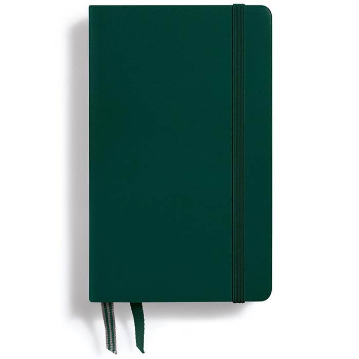 Ant.bok A6 h blank forestgreen - 2