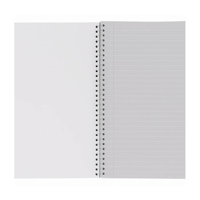 Kollegieblock Grey A4 linjerat - 2